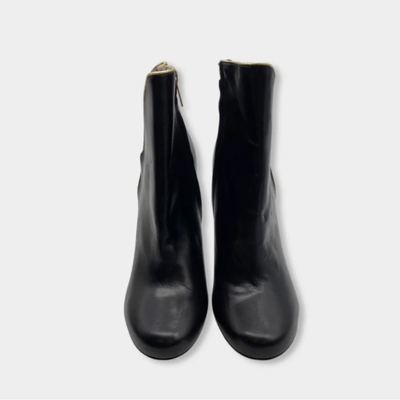 MO HELMI BLACK LEATHER BOOTS size 38 - Picture 3 of 3